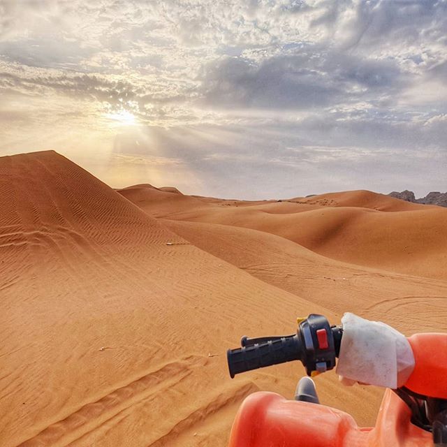 red sand dunes