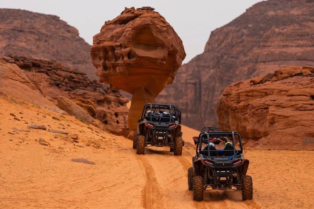 Adventure dune buggies on AlUla buggy desert safari